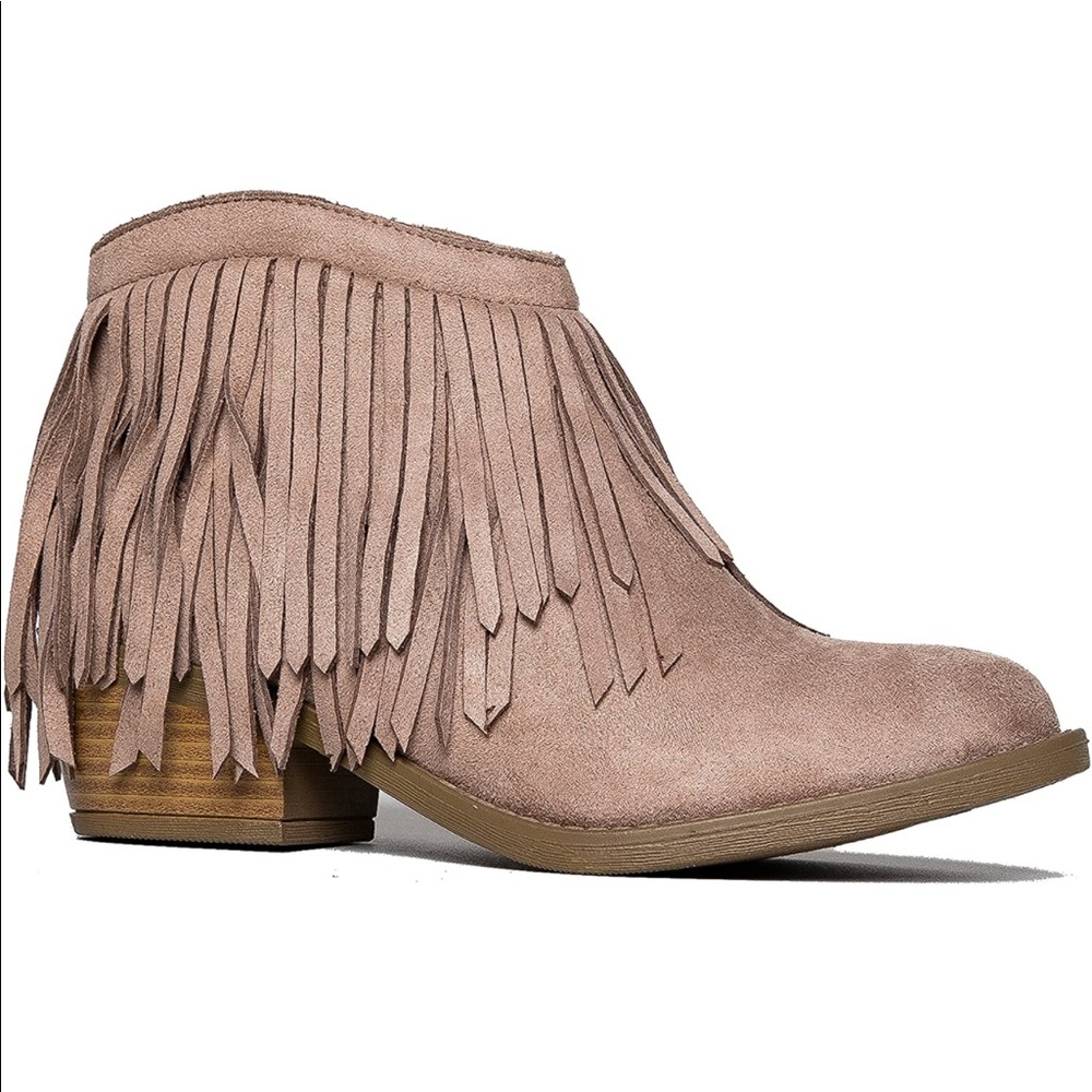 Nude booties